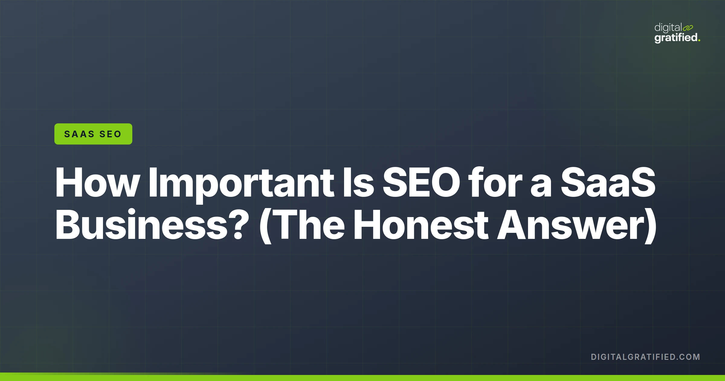 How Important Is SEO for a SaaS Business? (The Honest Answer)