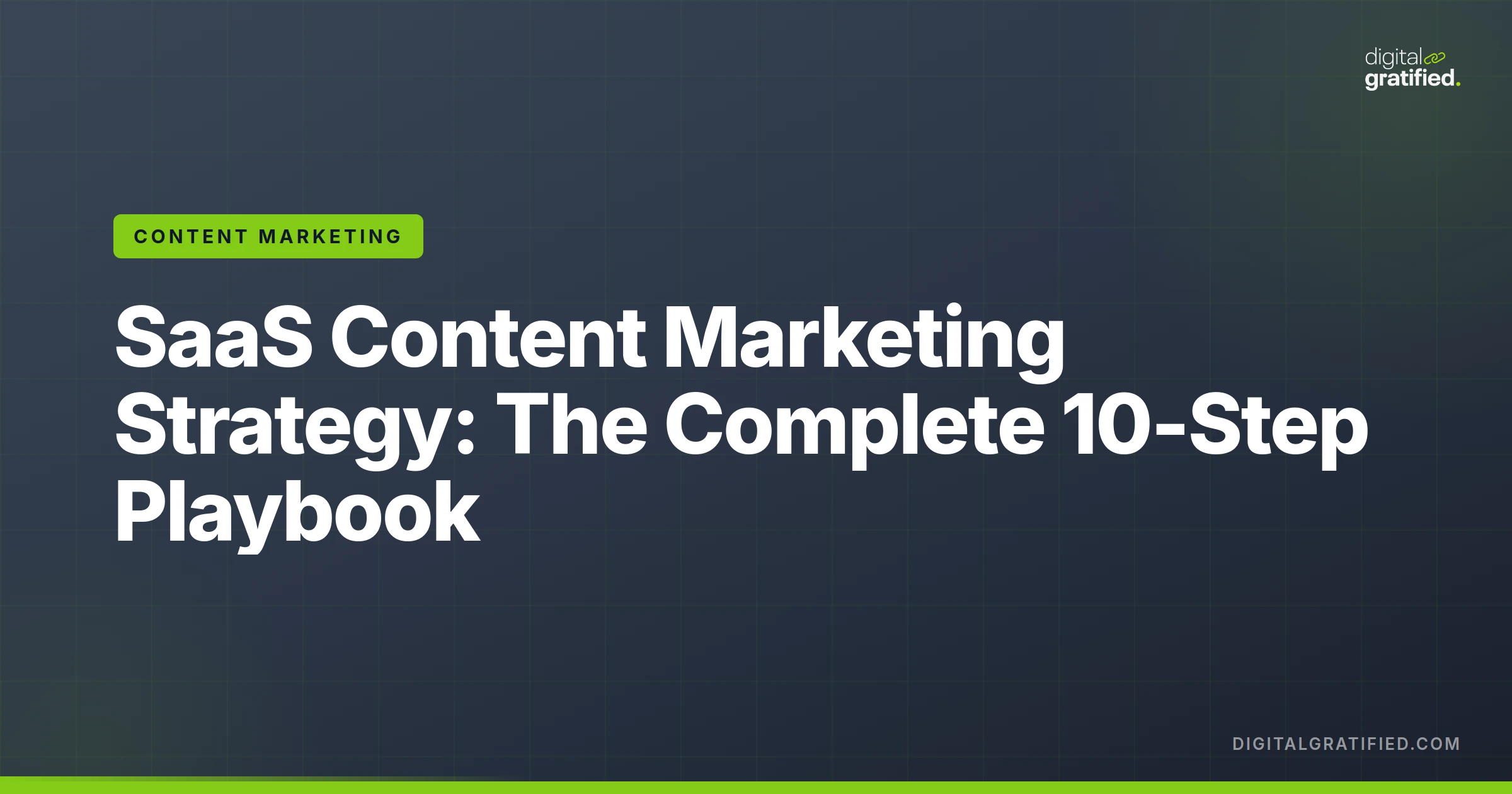 SaaS Content Marketing Strategy: The Complete 10-Step Playbook [2026]