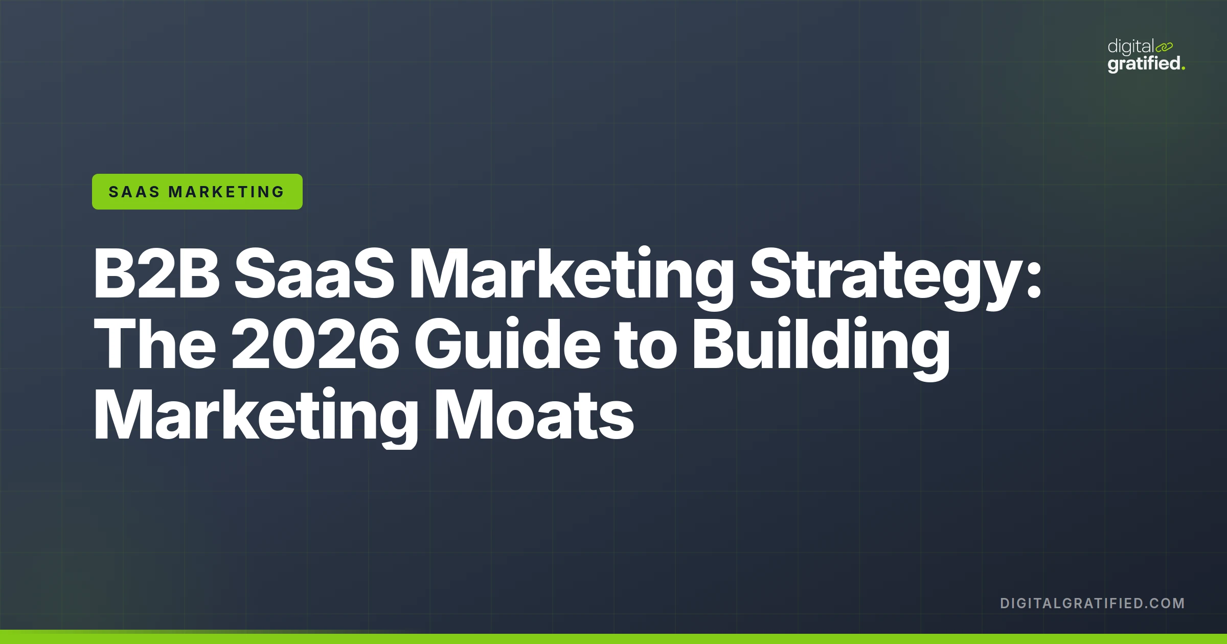 B2B SaaS Marketing Strategy: The 2026 Guide to Building Marketing Moats