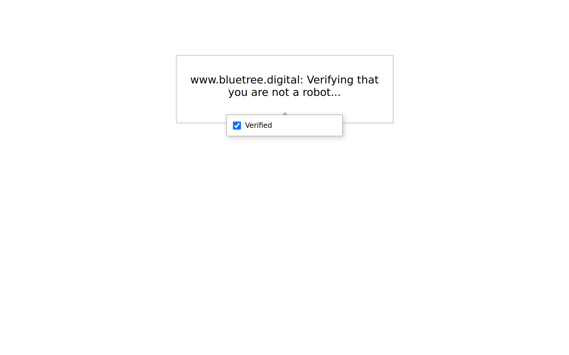 BlueTree homepage screenshot