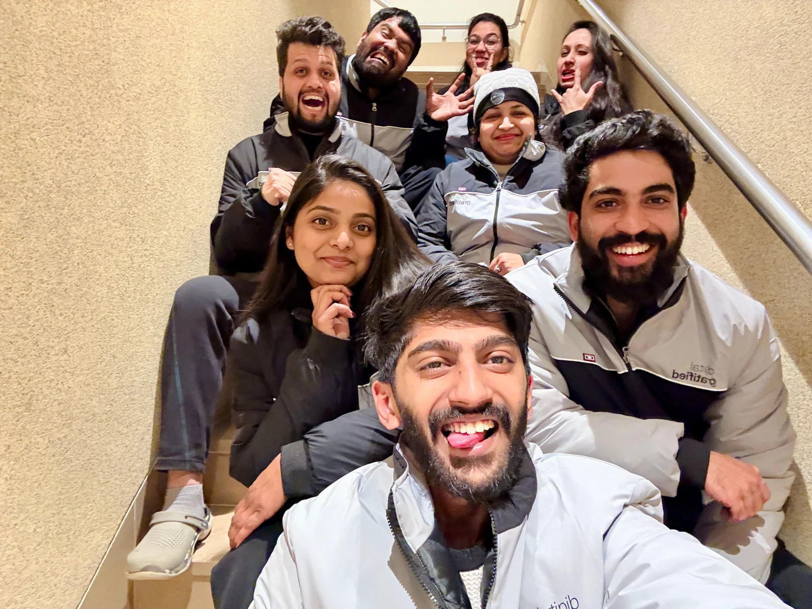 The Digital Gratified team together